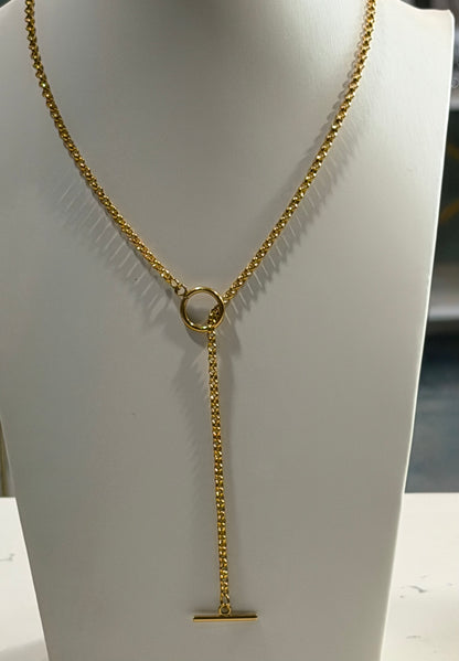 T-Bar Y necklace Y designe