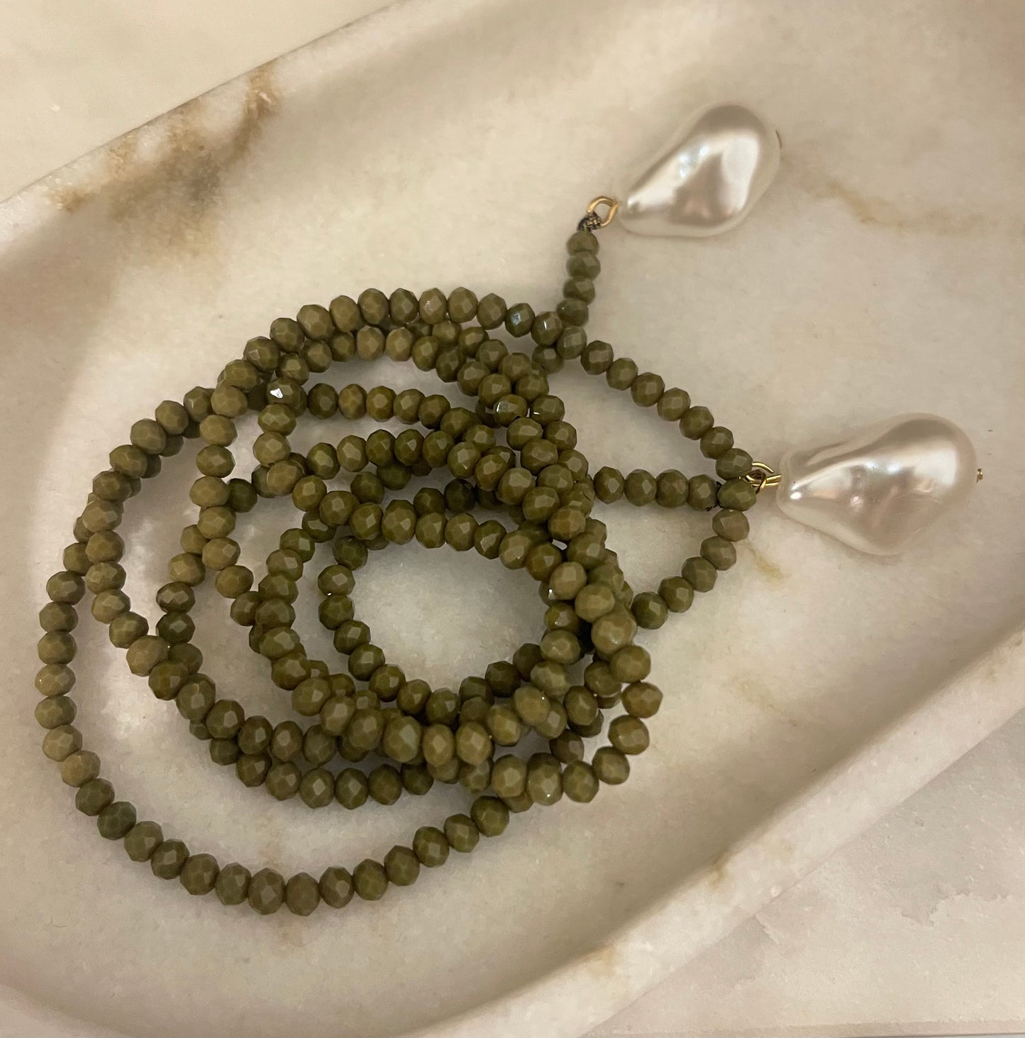 Crystal  Pearl Pendal