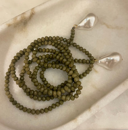 Crystal  Pearl Pendal