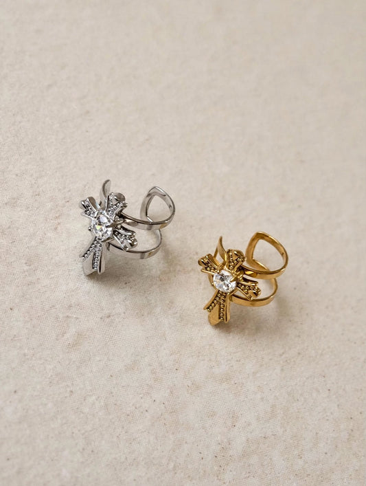 Earcuff croce barocca