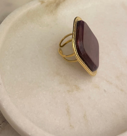 Anello Choco  Burgundy