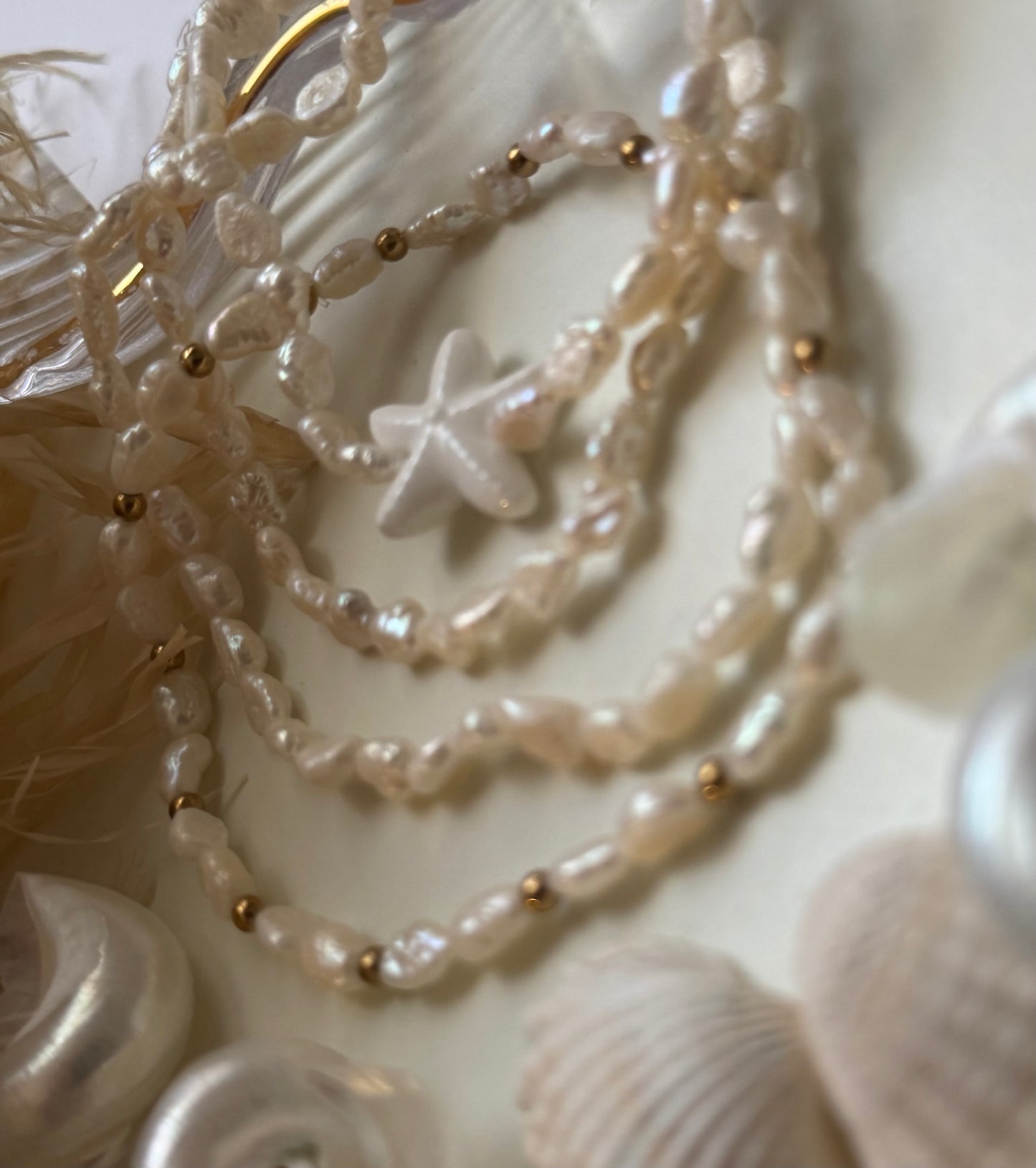 Cavigliera perle di mare