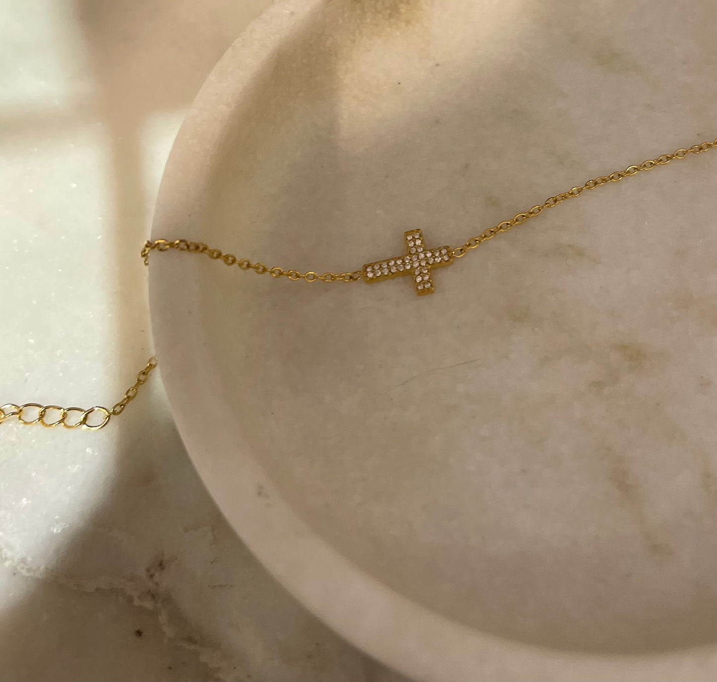 Bracciale Croce zirconata