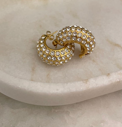 Bomb Diamond Hoops