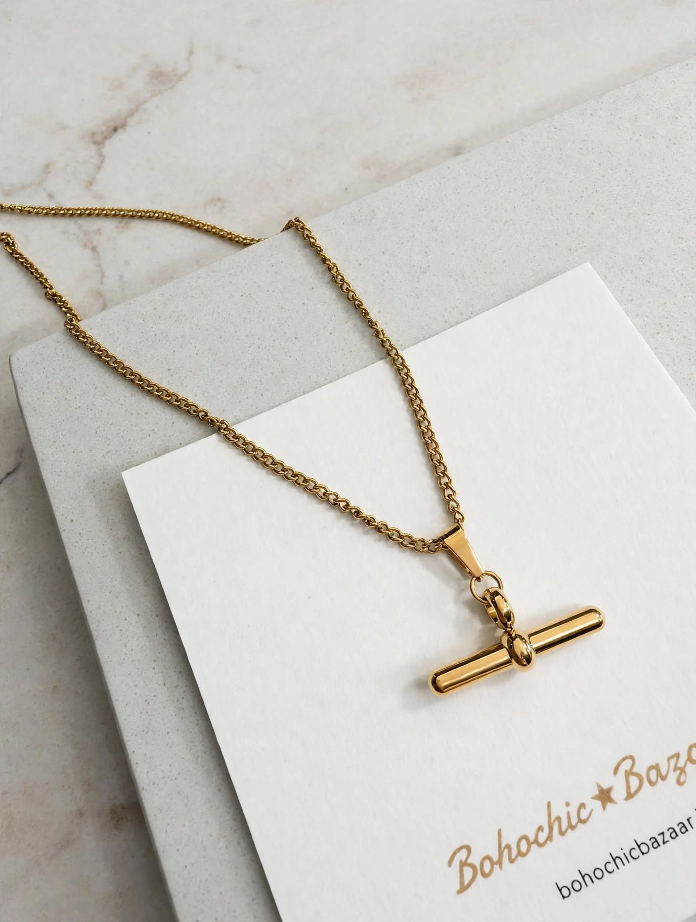 T-bar necklace