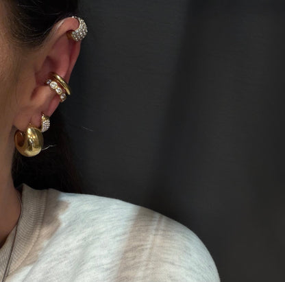 Earcuff Zircon Ball
