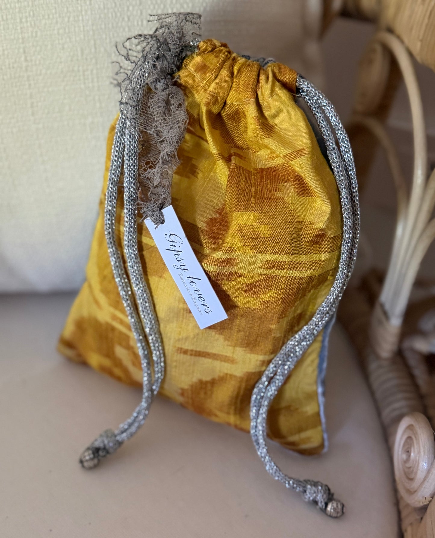 BATIK Giallo/ Celeste