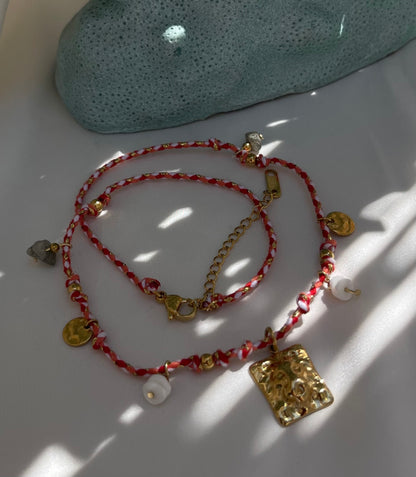 BohoChic Necklace Corallo