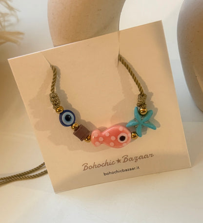 Collana Summerfish Sabbia