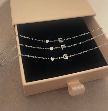 Braccialetto iniziale Silver