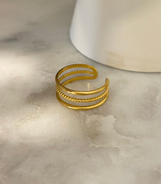 Anello fascia tre giri