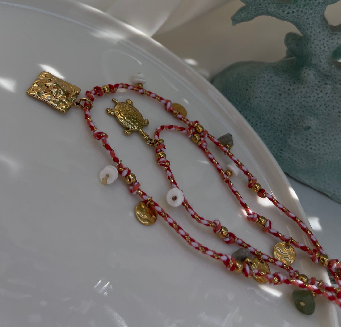 BohoChic Necklace Corallo