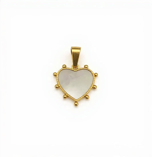 CUORE BORCHIATO MADREPERLA