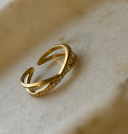 Anello Intreccio Diamond