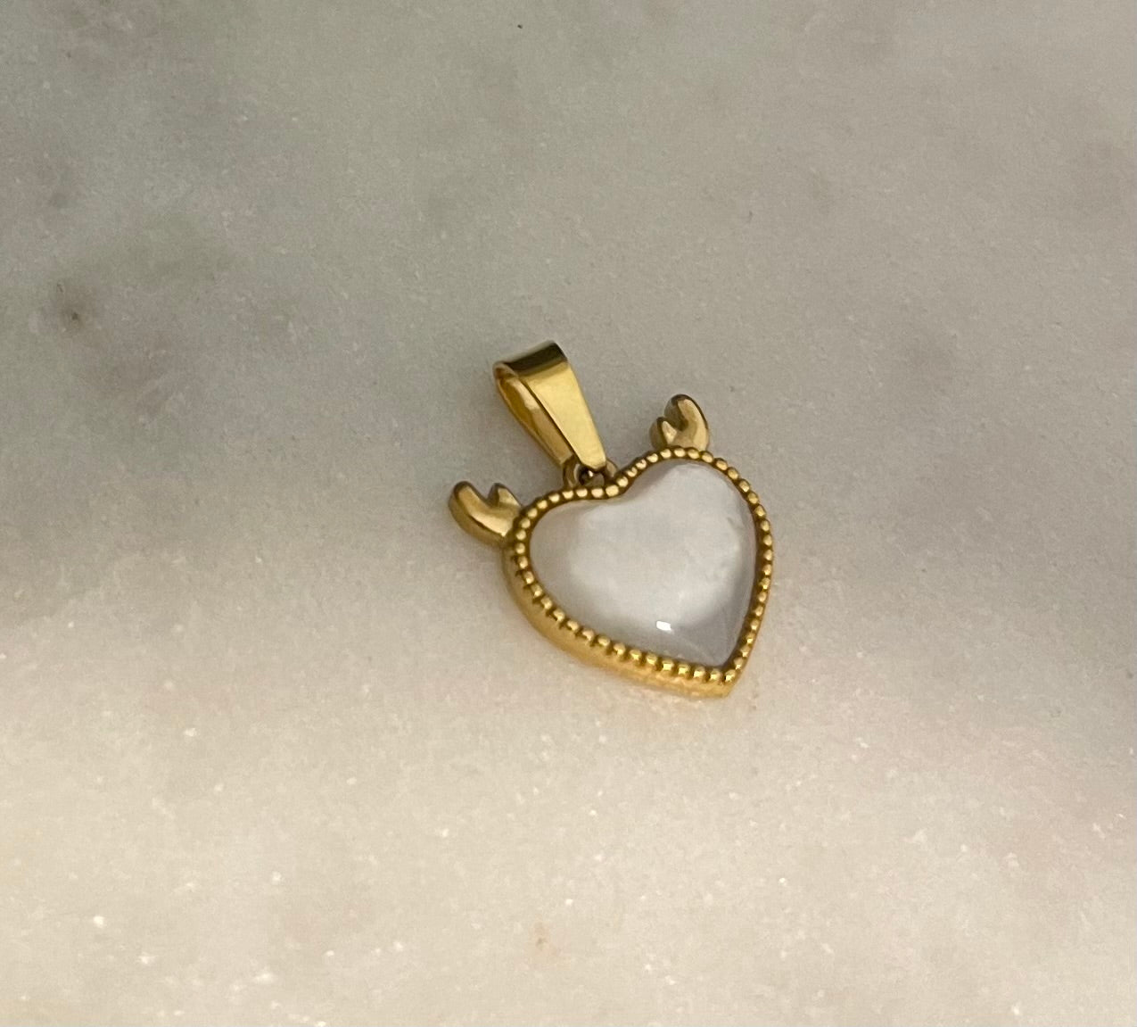 Cuore Alce madreperla