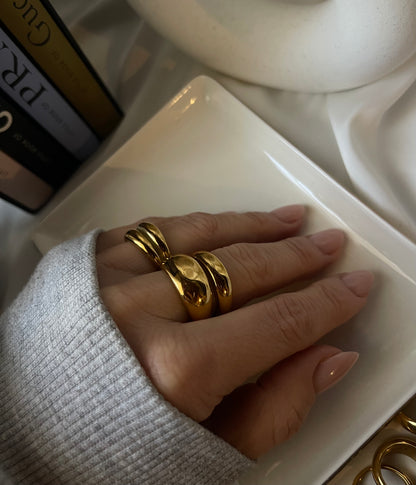 Anello Double Bold