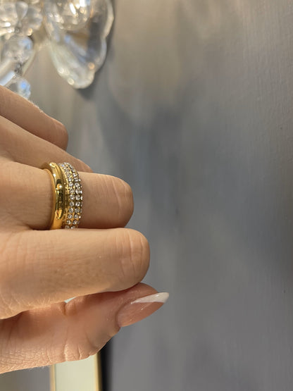 DOUBLE ZIRCON STONES