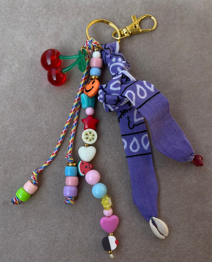 Bandana Lilla Cherry Charms 💜🍒