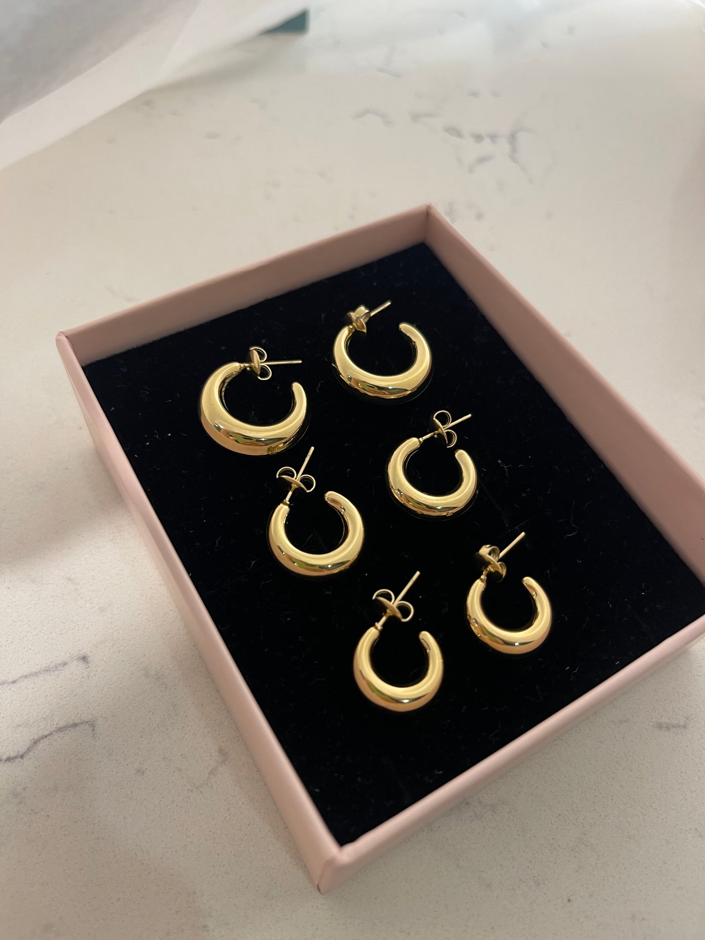 Lunette 🌙 Gold  mini Hoops