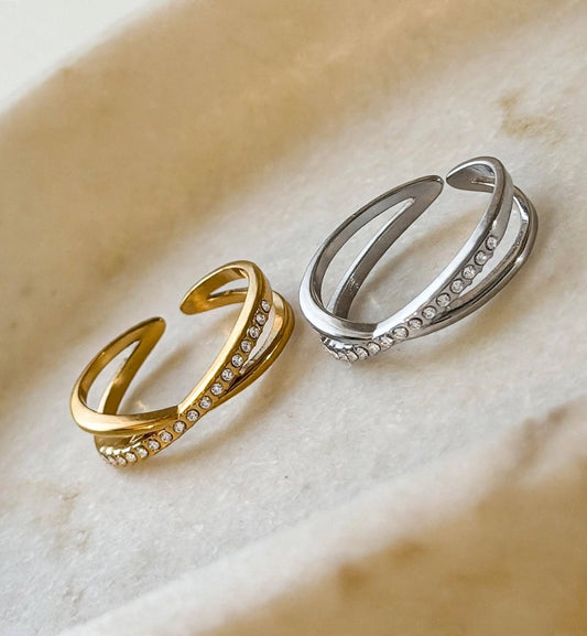 Anello Intreccio Diamond