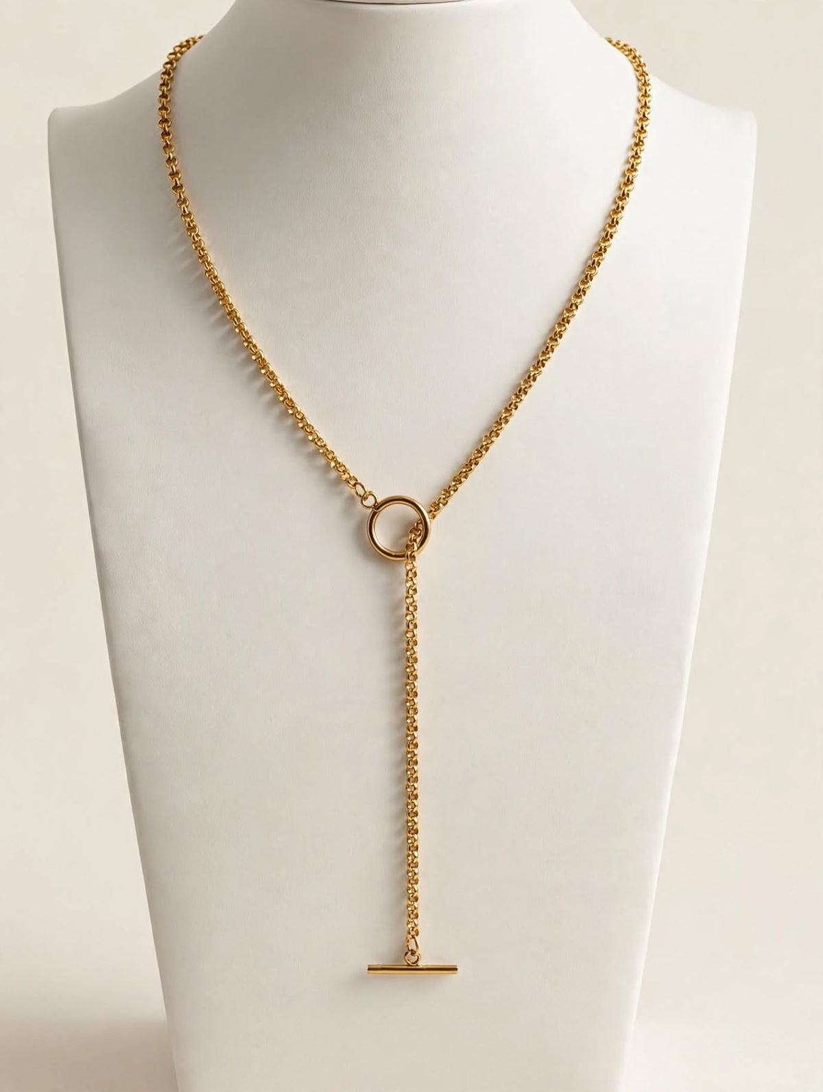 T-Bar Y necklace Y designe