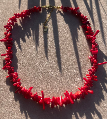 Collana Coralli Rossi