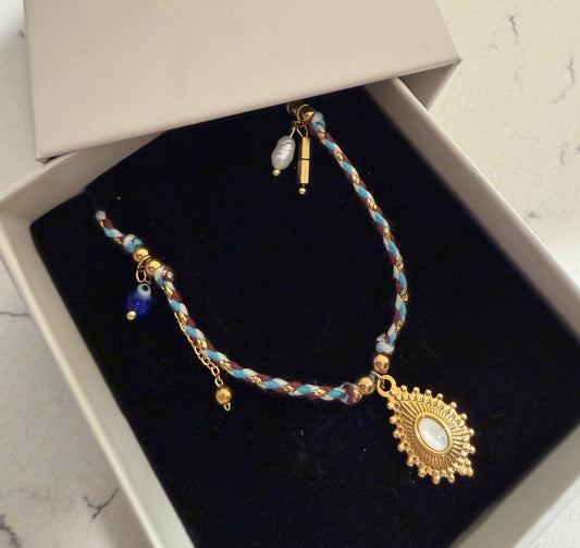 BOHO GIPSY Azzurro/Choco