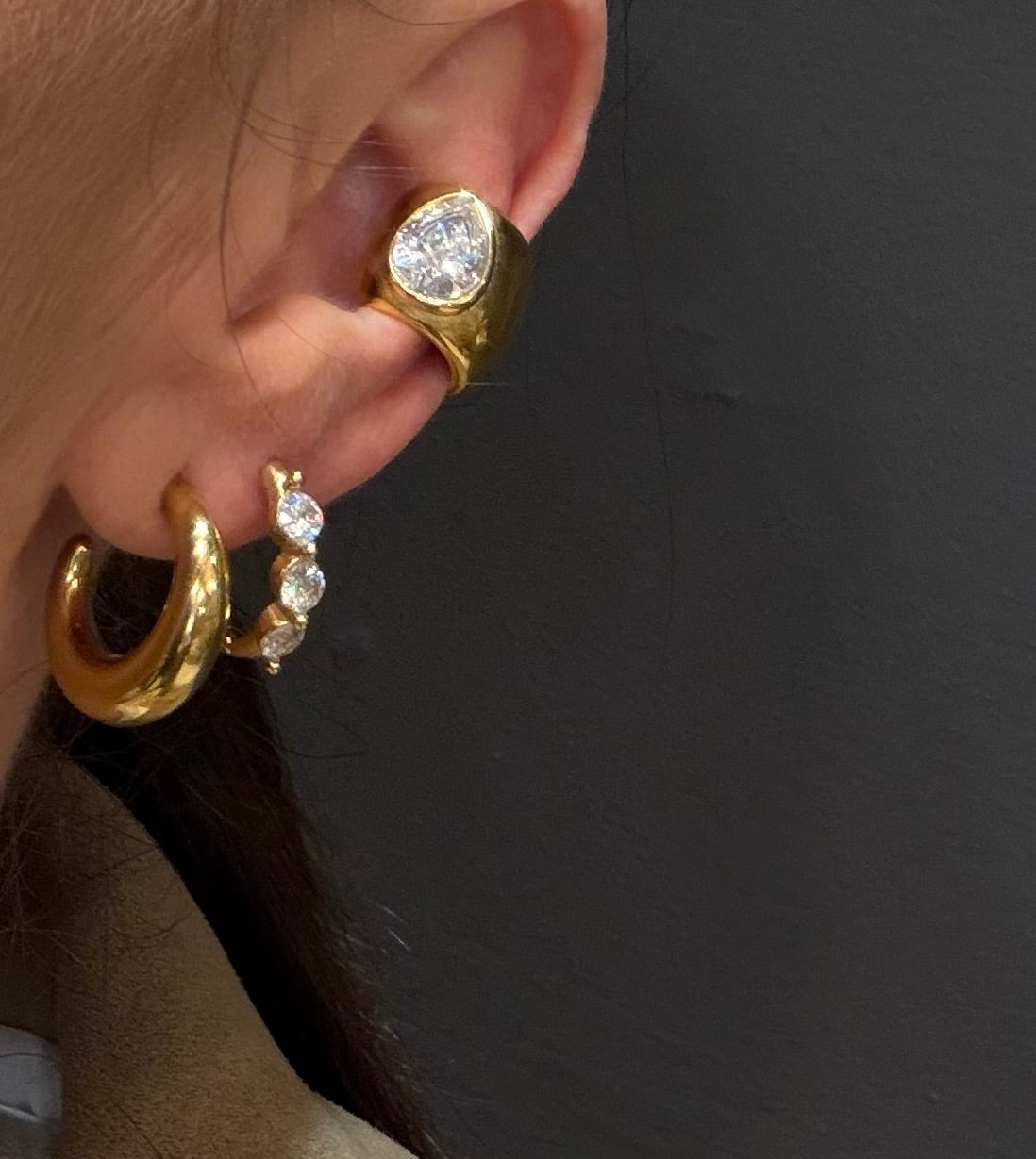 Earcuff Gemma di Luce