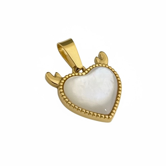 Cuore Alce madreperla
