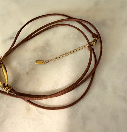 COUNTRY CHIC CHOKER SUEDE