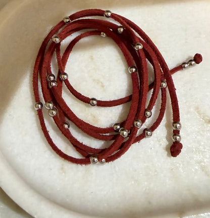 NAVAJO Choker Suede/GOLD