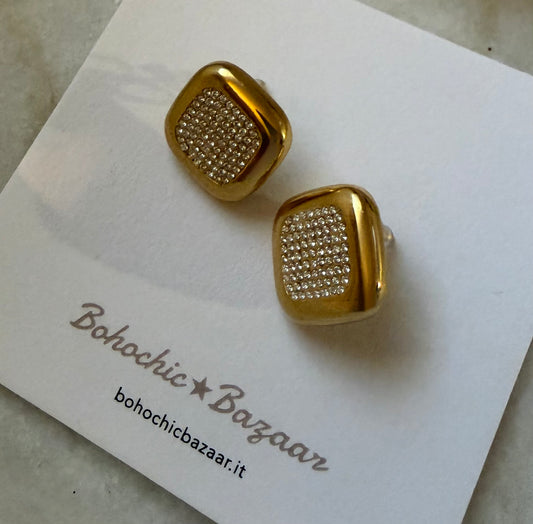 Bottone Zirconato vintage Designe