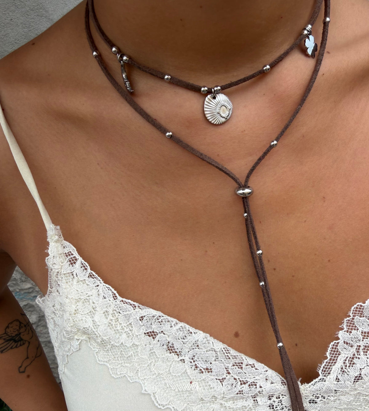 Choker ARIA Silver