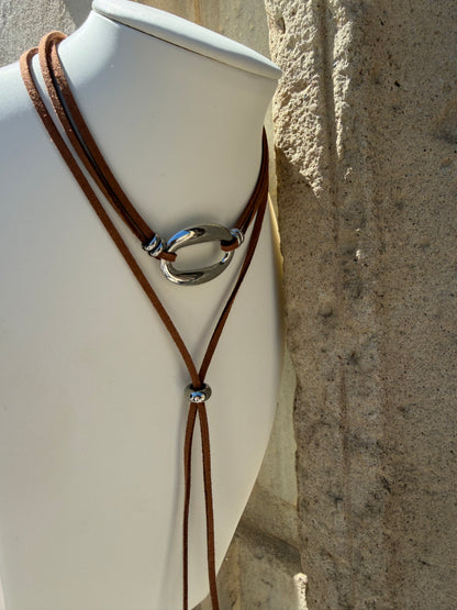 COUNTRY CHIC CHOKER SUEDE