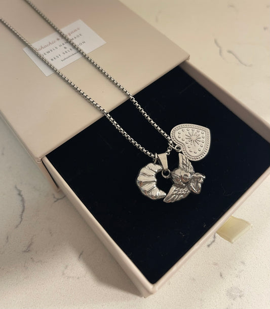 Collana Angioletto Multicharms