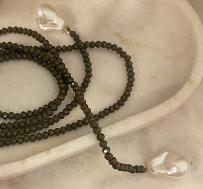 Crystal  Pearl Pendal