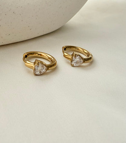 Mini Hoops punto Luce Gold