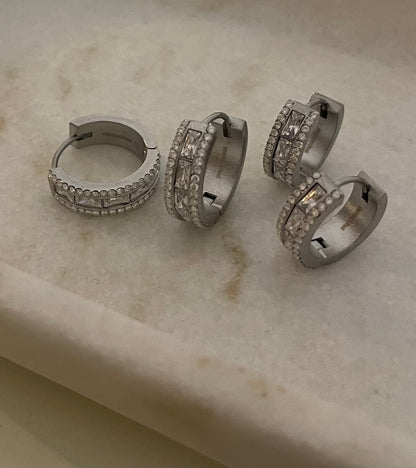 Charlot Hoops Silver
