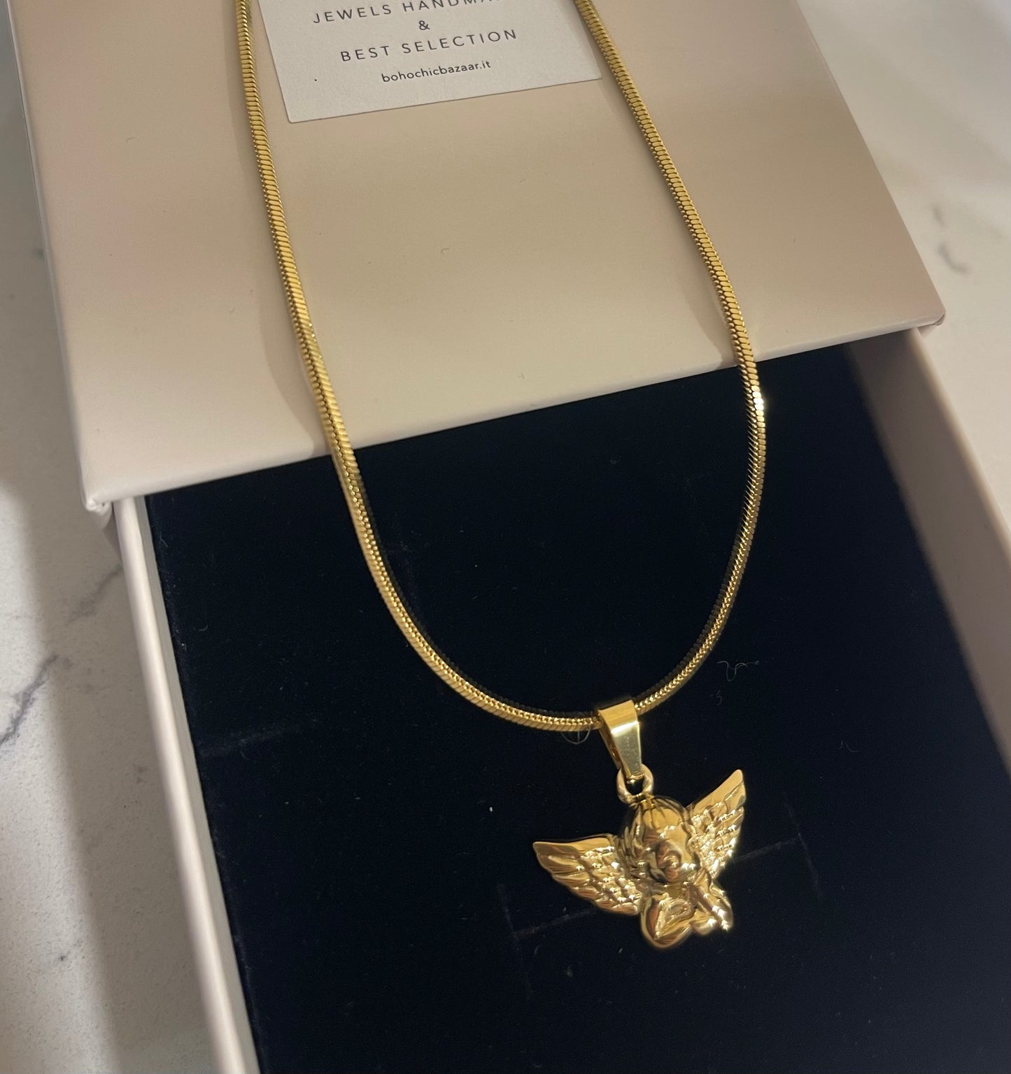 Collana Angioletto Gold