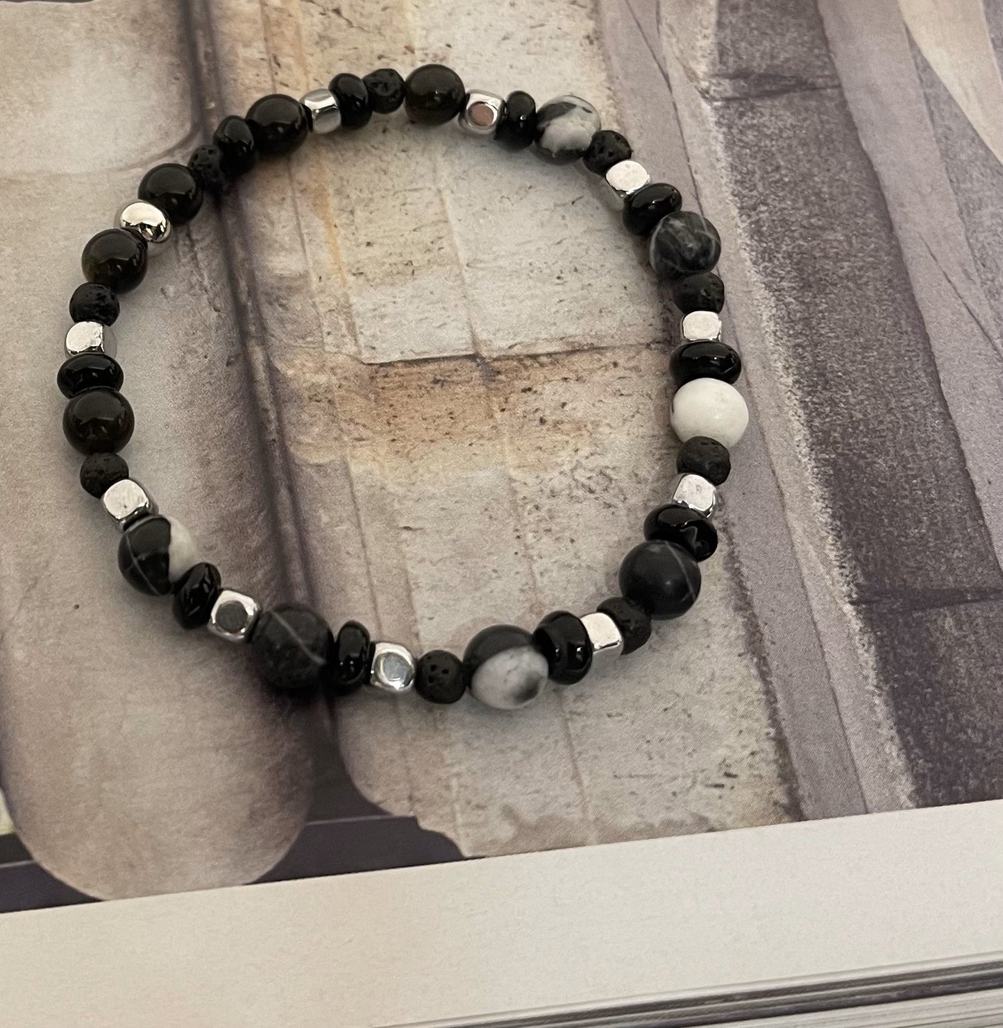 Bracciale Black Marmo