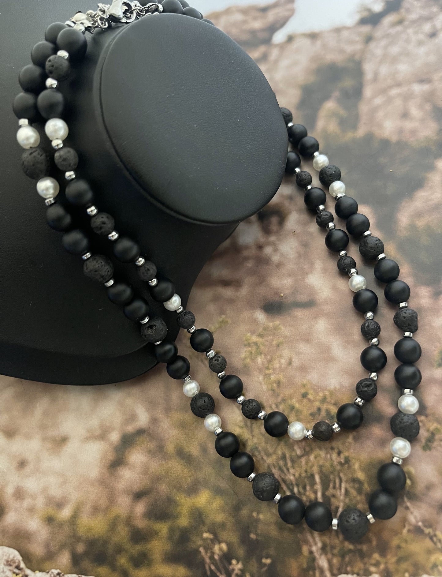 Collana Perle BLACK