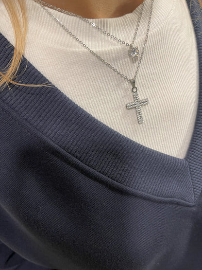 Collana CROSS SHIINY